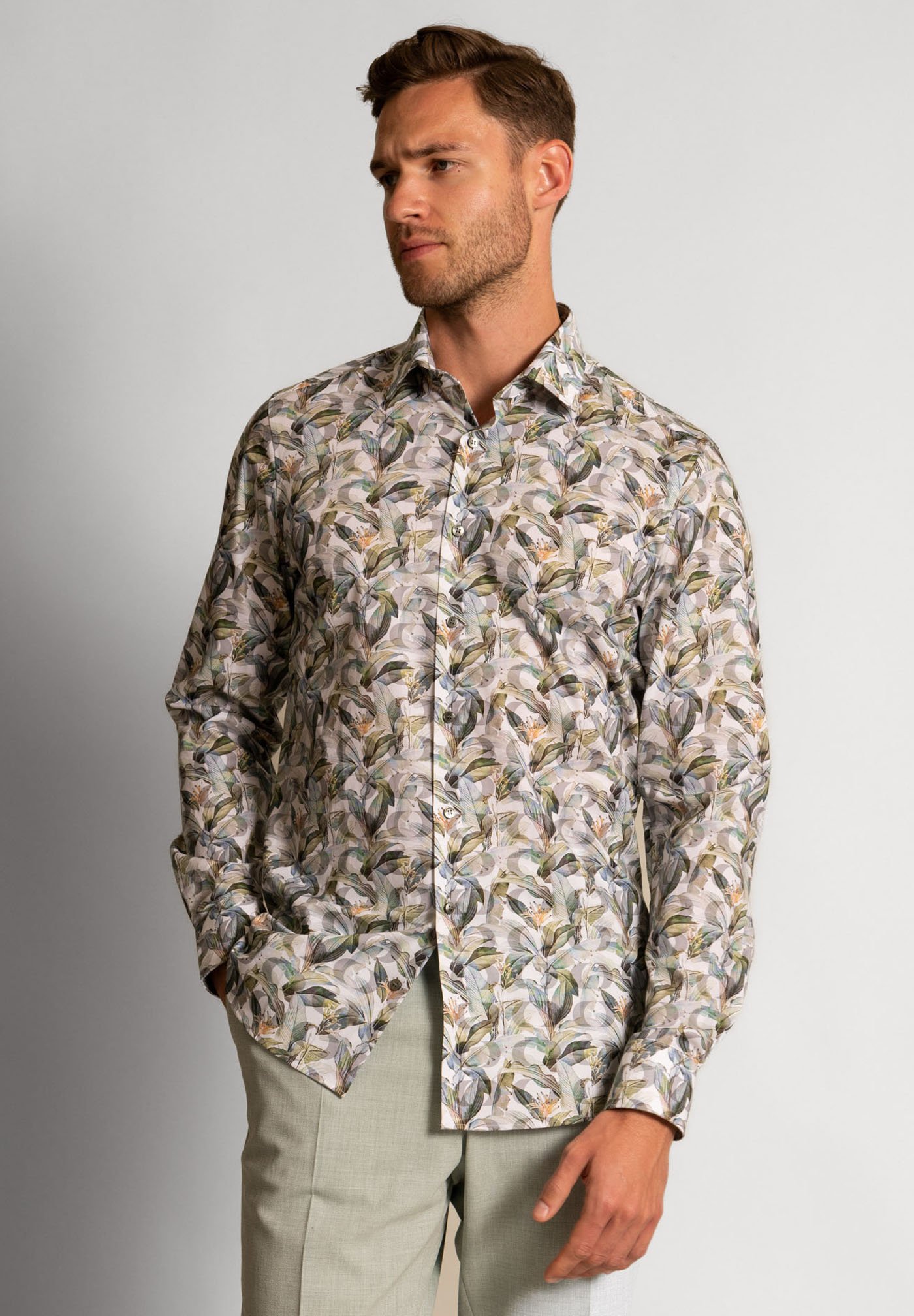 Olymp hemd floral Clearance